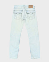 Vintage Y2K True Religion Light Wash Distressed Straight Fit Jeans - W32 L32