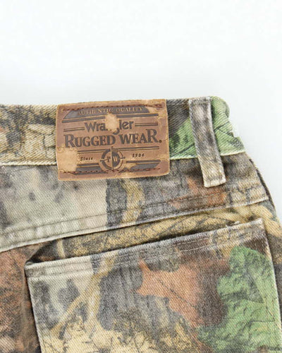 Vintage 90's Wrangler Camouflage Straight Leg Jeans - W26 L28