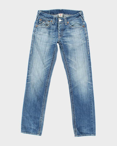 Vintage Y2K True Religion Medium Wash Slim Fit Jeans - W32 L32