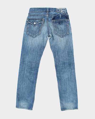 Vintage Y2K True Religion Medium Wash Slim Fit Jeans - W32 L32