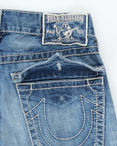 Vintage Y2K True Religion Medium Wash Slim Fit Jeans - W32 L32