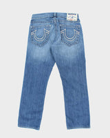 Vintage Y2K True Religion Straight Leg Medium Wash Faded Jeans - W32 L29