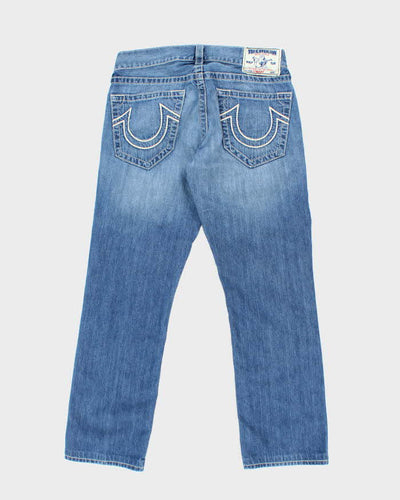 Vintage Y2K True Religion Straight Leg Medium Wash Faded Jeans - W32 L29