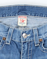 Vintage Y2K True Religion Straight Leg Medium Wash Faded Jeans - W32 L29