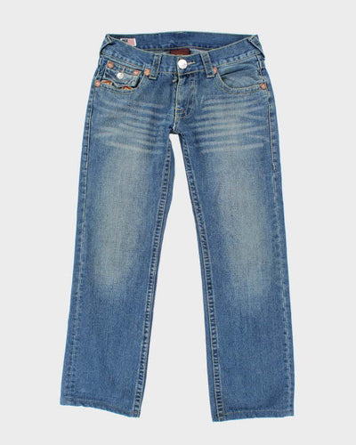 Vintage Y2K True Religion Medium Wash Straight Leg Jeans - W32 L29