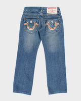Vintage Y2K True Religion Medium Wash Straight Leg Jeans - W32 L29