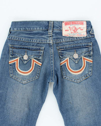 Vintage Y2K True Religion Medium Wash Straight Leg Jeans - W32 L29