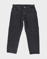 Vintage Wrangler Black Wash Relaxed Fit Jeans - W34 L28