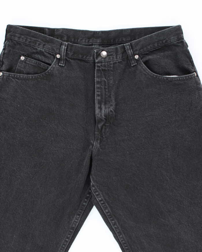 Vintage Wrangler Black Wash Relaxed Fit Jeans - W34 L28