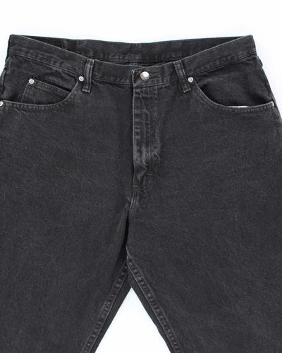 Vintage Wrangler Black Wash Relaxed Fit Jeans - W34 L28