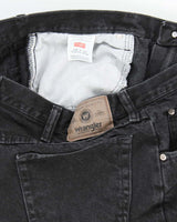 Vintage Wrangler Black Wash Relaxed Fit Jeans - W34 L28