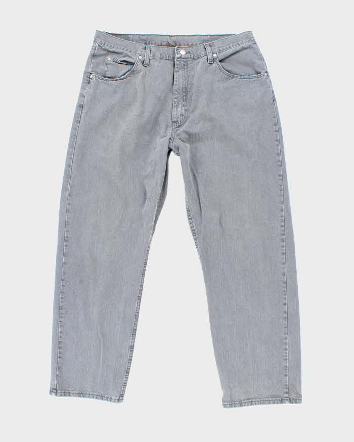 Vintage Wrangler Faded Grey Wash Relaxed Fit Jeans - W34 L29