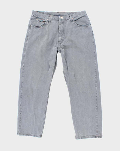 Vintage Wrangler Faded Grey Wash Relaxed Fit Jeans - W34 L29