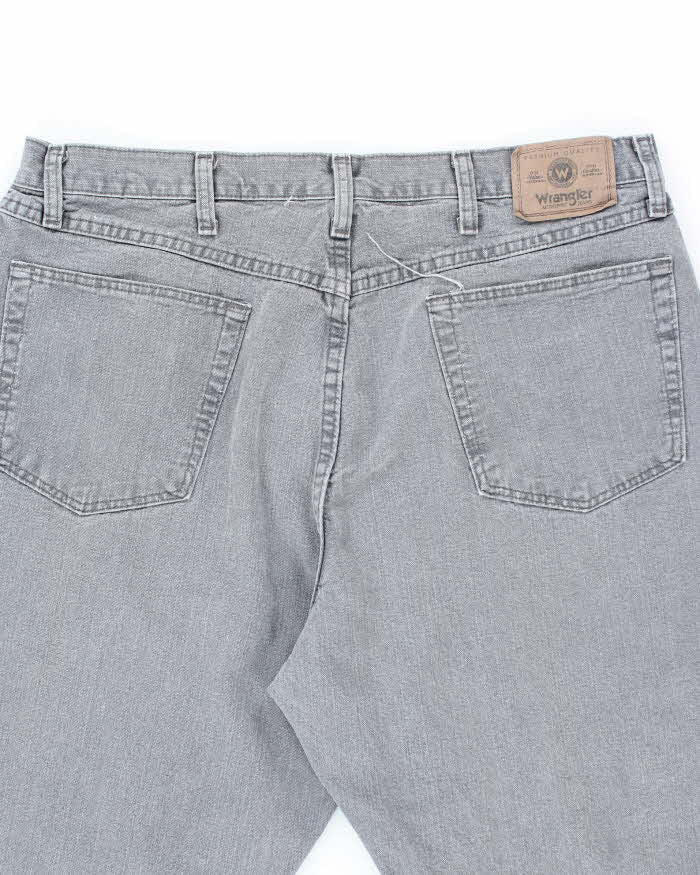 Vintage Wrangler Faded Grey Wash Relaxed Fit Jeans - W34 L29