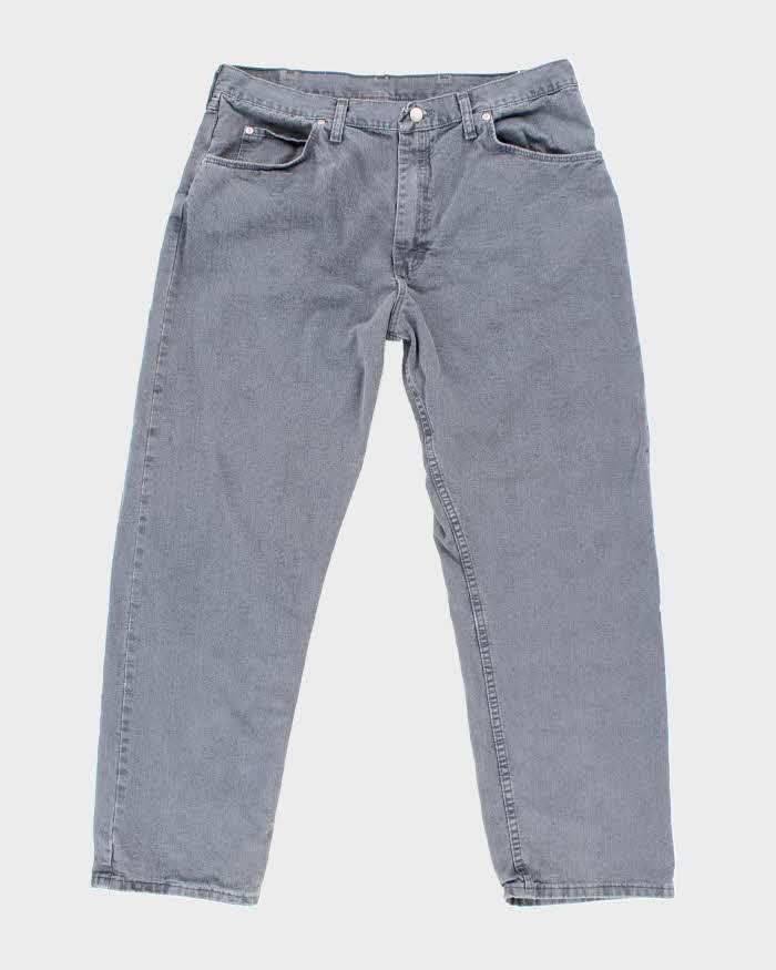 Vintage Wrangler Faded Grey Wash Relaxed Fit Jeans - W34 L28