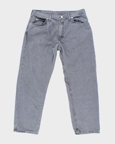 Vintage Wrangler Faded Grey Wash Relaxed Fit Jeans - W34 L28