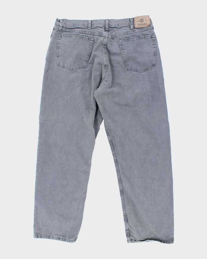 Vintage Wrangler Faded Grey Wash Relaxed Fit Jeans - W34 L28
