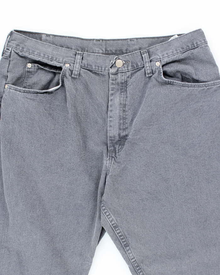 Vintage Wrangler Faded Grey Wash Relaxed Fit Jeans - W34 L28