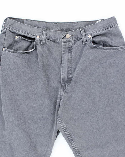 Vintage Wrangler Faded Grey Wash Relaxed Fit Jeans - W34 L28