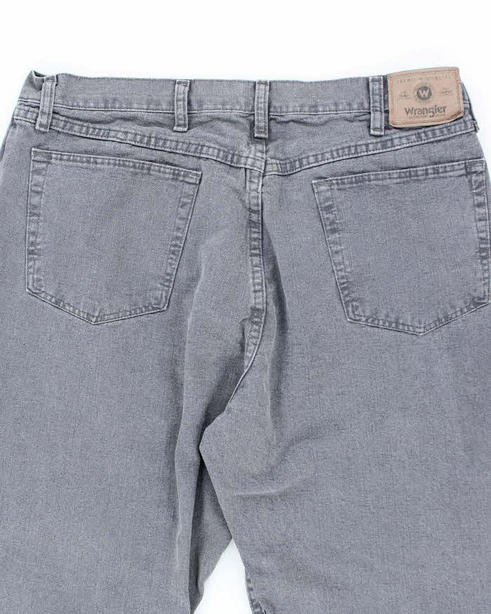 Vintage Wrangler Faded Grey Wash Relaxed Fit Jeans - W34 L28