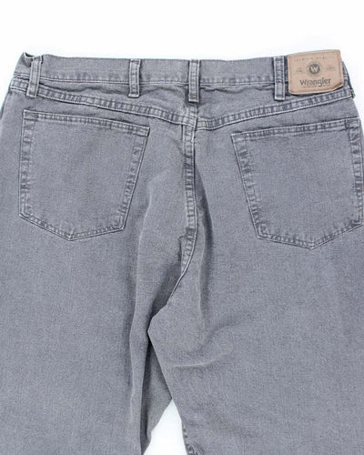 Vintage Wrangler Faded Grey Wash Relaxed Fit Jeans - W34 L28