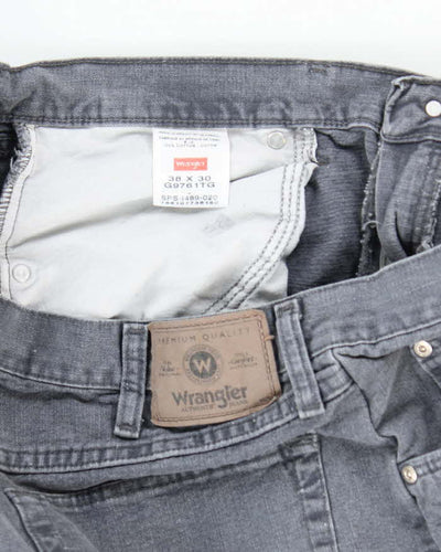 Vintage Wrangler Faded Grey Wash Relaxed Fit Jeans - W34 L28