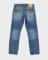 Vintage Y2K True Religion Dark Wash Relaxed Straight Fit Jeans - W32 L30
