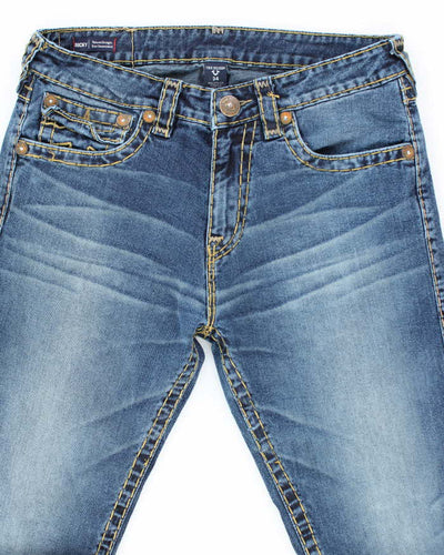 Vintage Y2K True Religion Dark Wash Relaxed Straight Fit Jeans - W32 L30