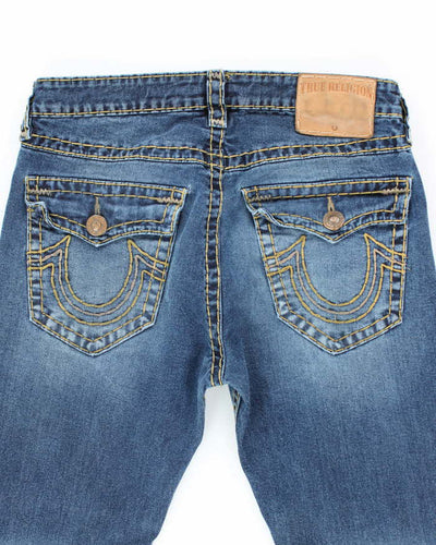 Vintage Y2K True Religion Dark Wash Relaxed Straight Fit Jeans - W32 L30