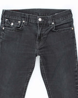 Vintage Y2K True Religion Black Wash Relaxed Fit Jeans - W34 L28