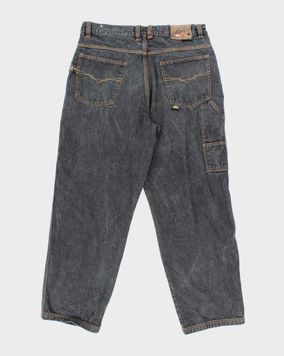 Vintage 90s Fubu Wide Leg Jeans - W38 L32