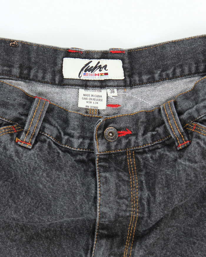 Vintage 90s Fubu Wide Leg Jeans - W38 L32