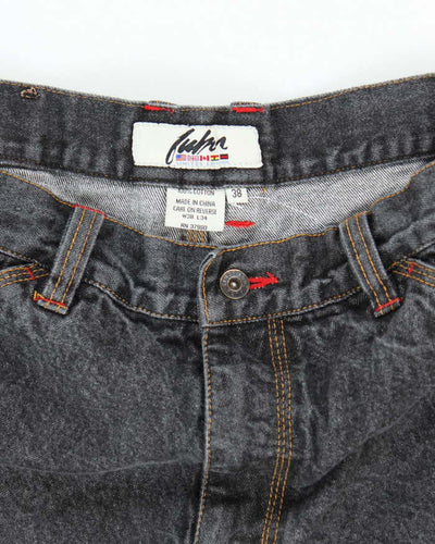 Vintage 90s Fubu Wide Leg Jeans - W38 L32