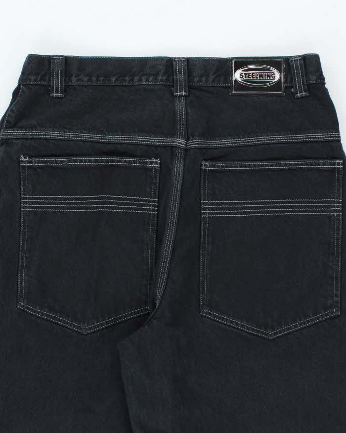 Vintage 90s Steelwing Wide Leg Jeans - W34 L32