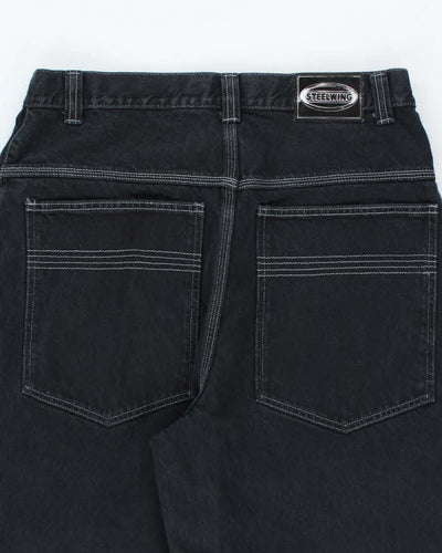 Vintage 90s Steelwing Wide Leg Jeans - W34 L32