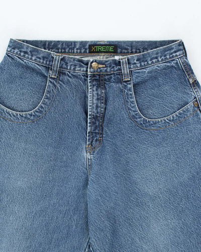 Vintage 90s Xtreme Wide Leg Jeans - W34 L33