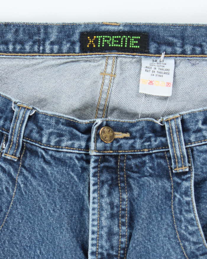 Vintage 90s Xtreme Wide Leg Jeans - W34 L33