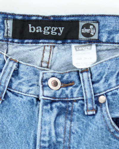 Vintage 90's Levi's Silver Tab Medium Wash Baggy Jeans - W26 L29