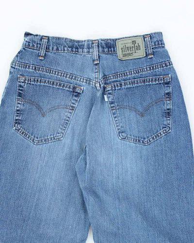 Vintage 90's Levi's Silver Tab Medium Wash Wide Leg Jeans - W28 L29