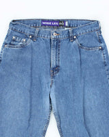 Vintage 90's Levi's Silver Tab Medium Wash Wide Leg Jeans - W32 L31