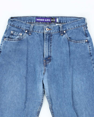 Vintage 90's Levi's Silver Tab Medium Wash Wide Leg Jeans - W32 L31
