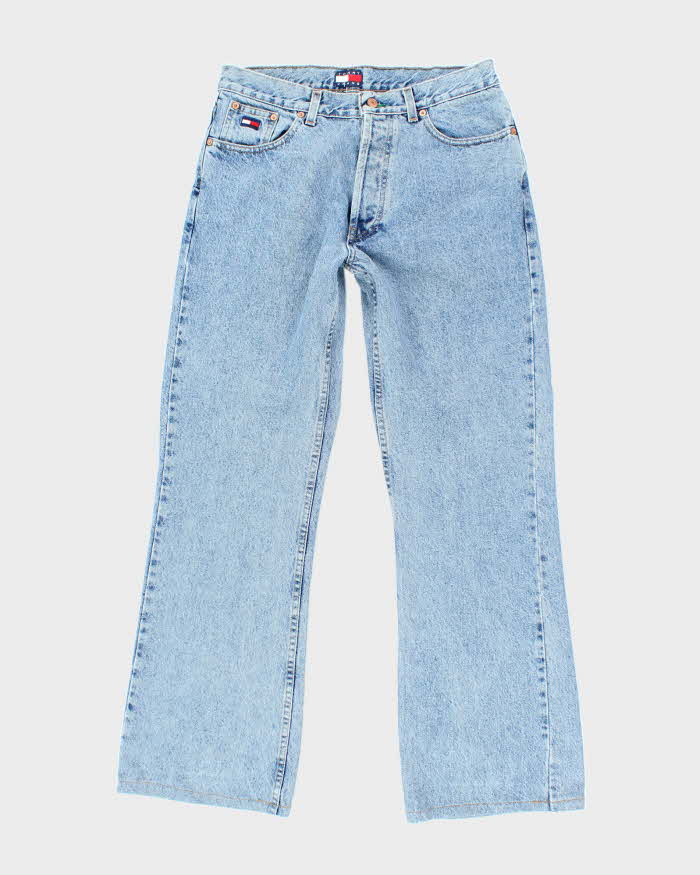Vintage Y2K Tommy Hilfiger Lightweight Wide Leg Jeans - W32 L31