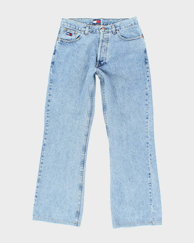 Vintage Y2K Tommy Hilfiger Lightweight Wide Leg Jeans - W32 L31