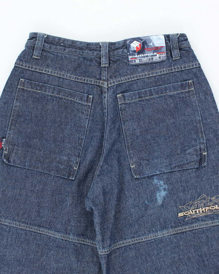Vintage 2000's Southpole Wide Leg Dark Wash Jeans - W28 L30