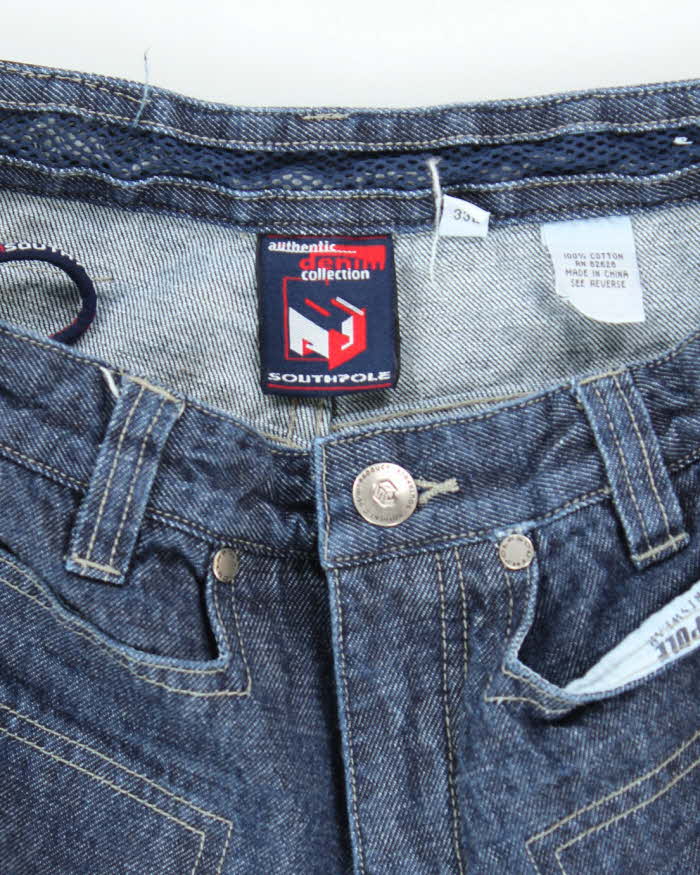 Vintage 2000's Southpole Wide Leg Dark Wash Jeans - W28 L30