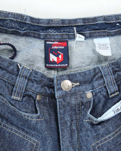 Vintage 2000's Southpole Wide Leg Dark Wash Jeans - W28 L30