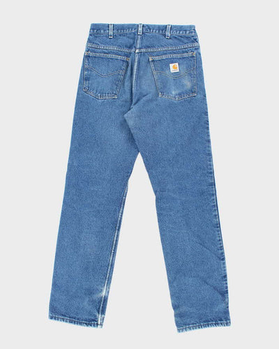 Vintage 2000's Carhartt Lined Light Wash Relaxed Fit Jeans - W30 L31