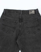 Vintage 2000's Ralph Lauren Wide Leg Dark Black Wash Jeans - W32 L29