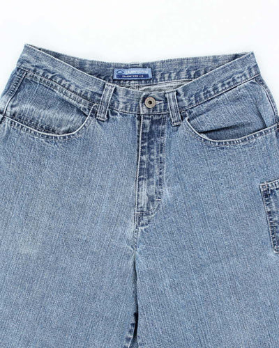 Vintage Y2K Blue Notes Light Wash Wide Leg Jeans - W29 L30