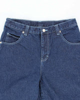 Vintage Y2K 725 Original Wide Leg Dark Wash Panelled Jeans - W30 L30